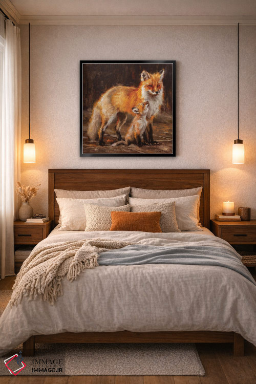 تابلو دکوراتیو تحسین اثر مارک مک کنا - D6B