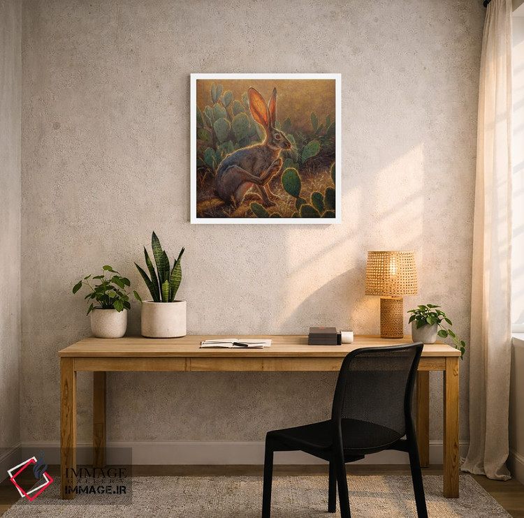 تابلو دکوراتیو جک کاکتوس اثر مارک مک کنا - D5W