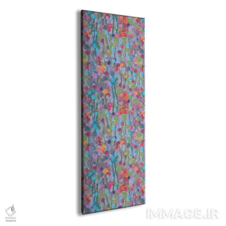 تابلو دکوراتیو سبز پوم پومی اثر نل واتمور - نمای پرسپکتیو محصول