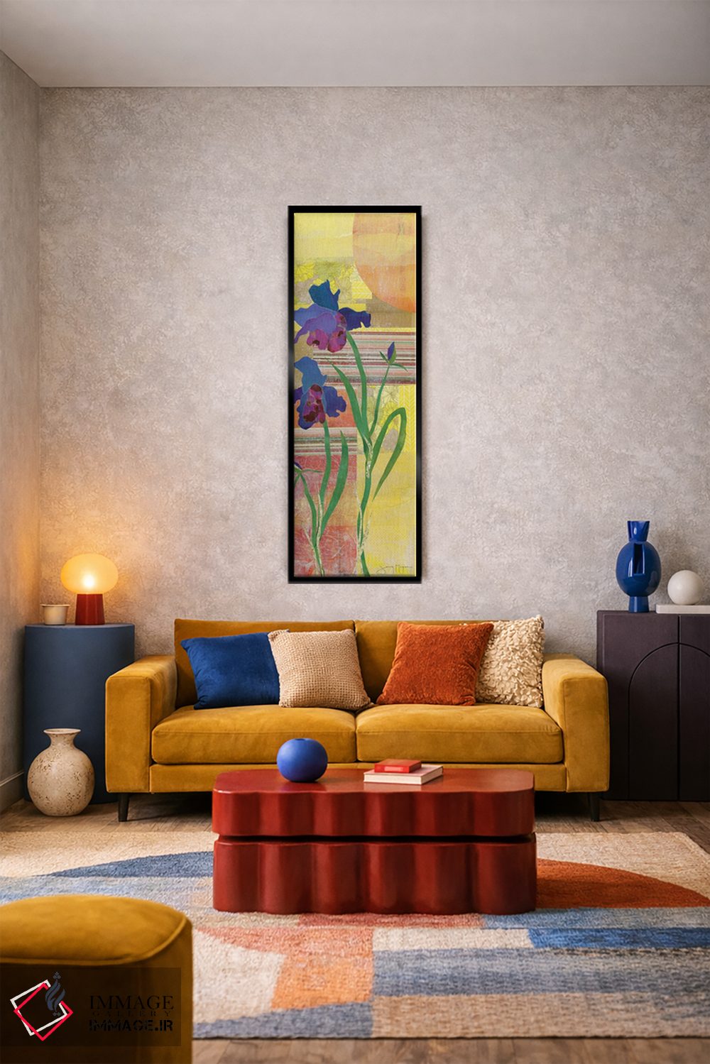 تابلو دکوراتیو زنبق یک اثر جنی مک گی - D2B