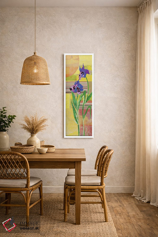 تابلو دکوراتیو زنبق دو اثر جنی مک گی - D3W
