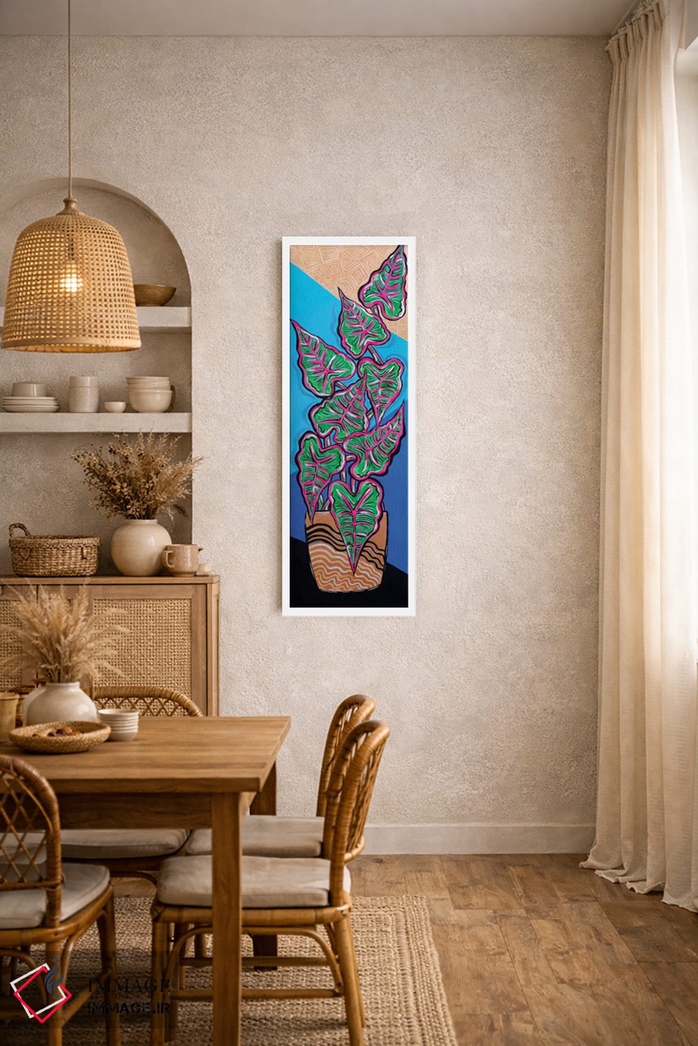 تابلو دکوراتیو دختر قدبلند اثر نیکولتا پینتس - D3W