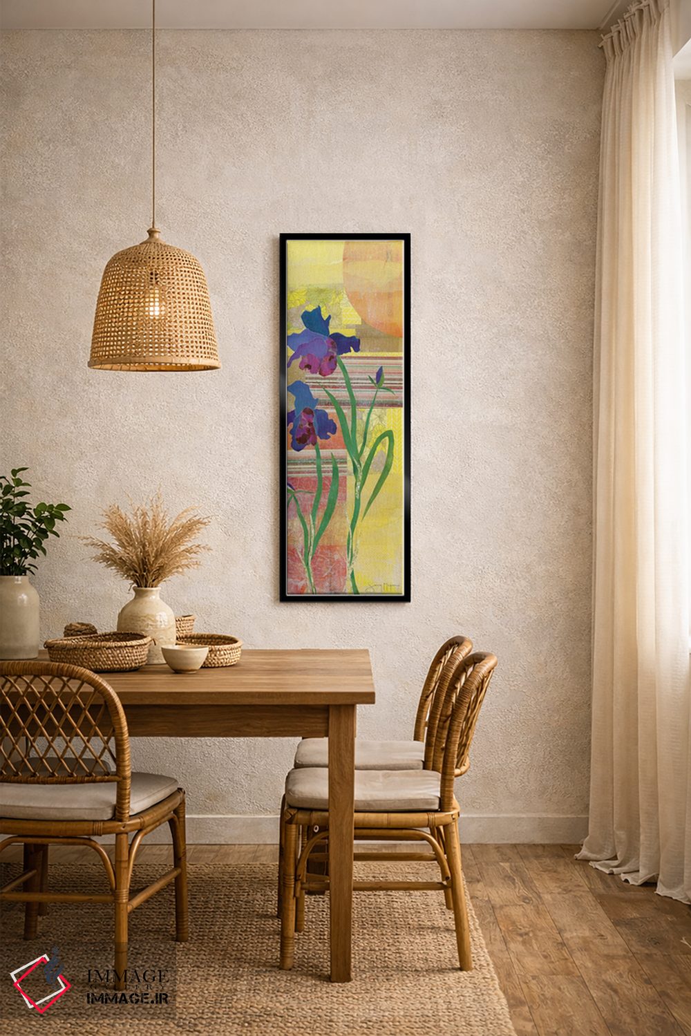 تابلو دکوراتیو زنبق یک اثر جنی مک گی - D4B