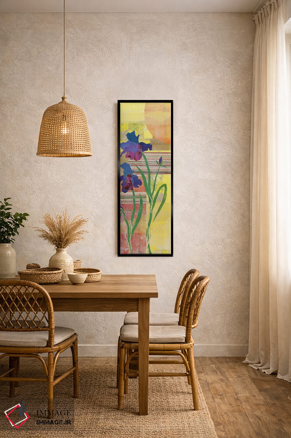 تابلو دکوراتیو زنبق یک اثر جنی مک گی - D5B