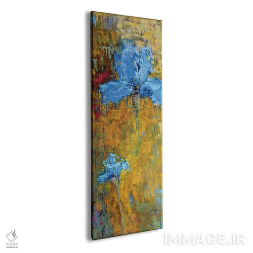 تابلو دکوراتیو زنبق آبی اثر اولنا بوگاتسکا - نمای پرسپکتیو محصول