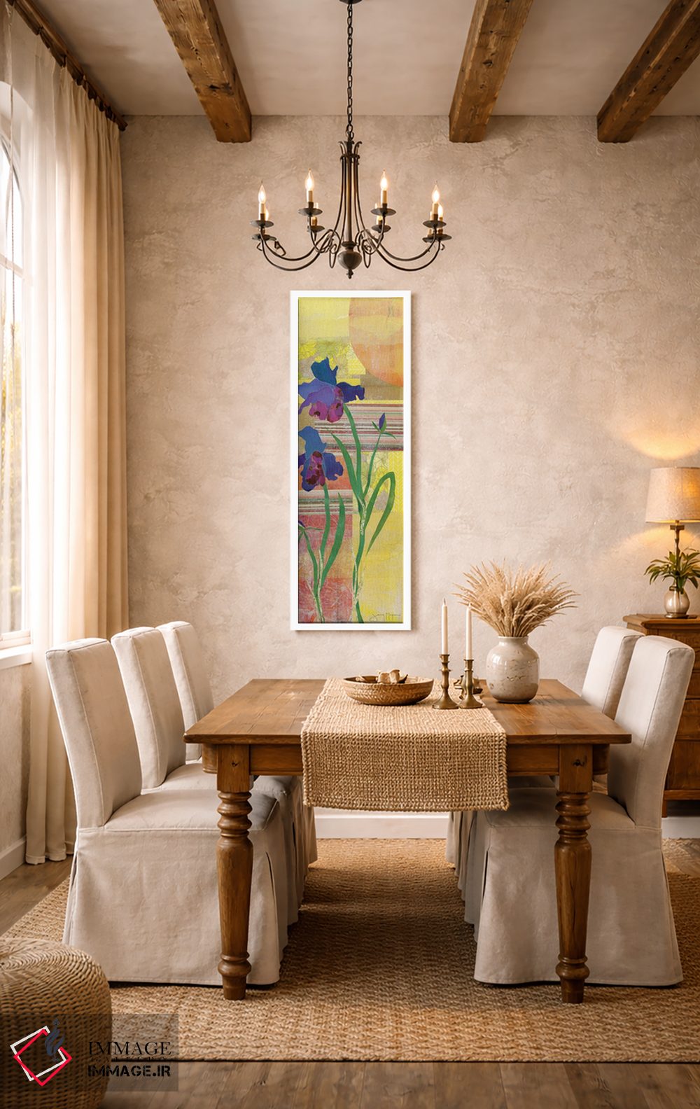 تابلو دکوراتیو زنبق یک اثر جنی مک گی - D6W