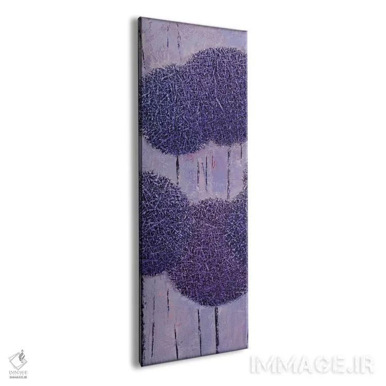 تابلو انتزاعی هندسه باغ ۲۰۲۱ شماره I اثر اولنا بوگاتسکا - نمای پرسپکتیو محصول
