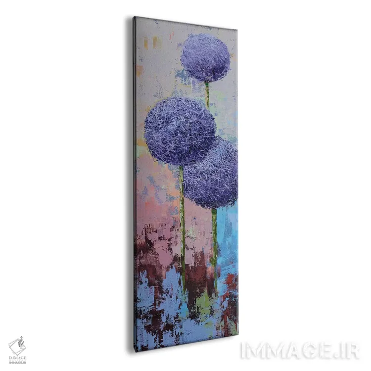 تابلو انتزاعی سیرپیاز II اثر اولنا بوگاتسکا - نمای پرسپکتیو محصول
