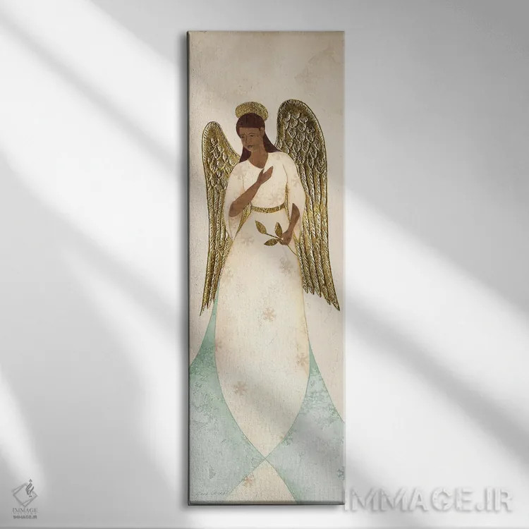 تابلو دکوراتیو سرافین ۱ اثر جین کارول - نمای روبهرو روی دیوار