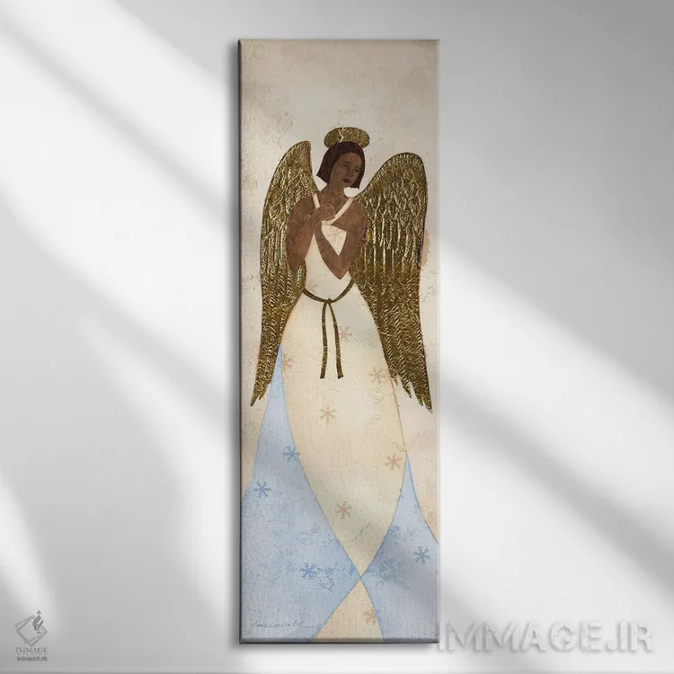 تابلو دکوراتیو سرافین ۳ اثر جین کارول - نمای روبهرو روی دیوار