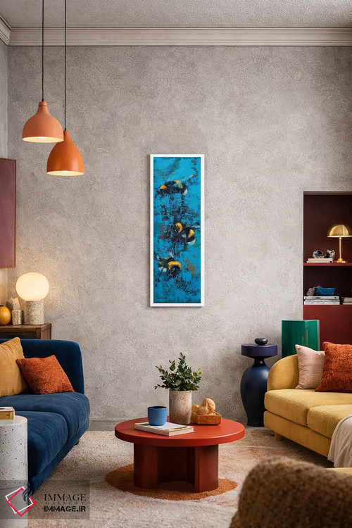 تابلو دکوراتیو زنبورهای عسل اثر اولنا بوگاتسکا - D3W