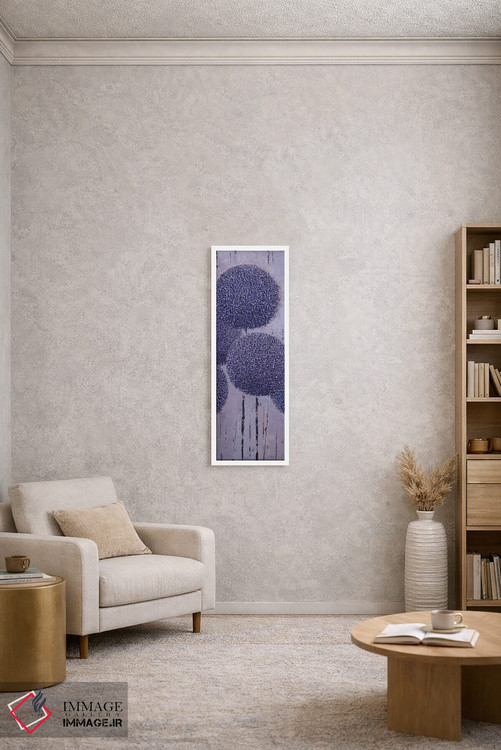 تابلو انتزاعی هندسه باغ ۲۰۲۱ شماره III اثر اولنا بوگاتسکا - D2W