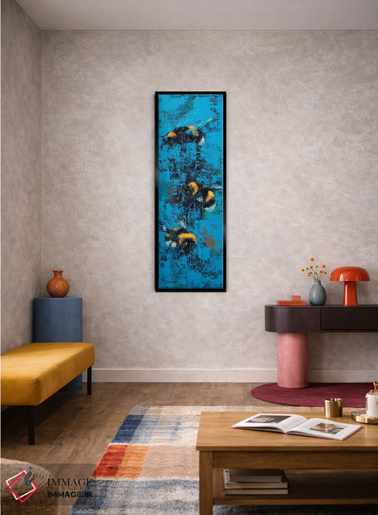تابلو دکوراتیو زنبورهای عسل اثر اولنا بوگاتسکا - D4B