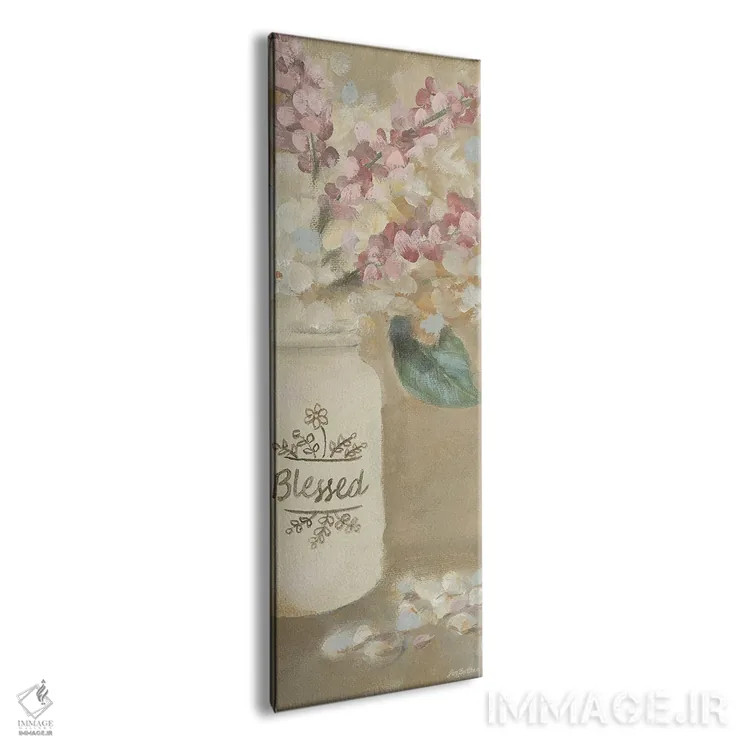 تابلو مدرن گل های مبارک اثر پم بریتون - نمای پرسپکتیو محصول