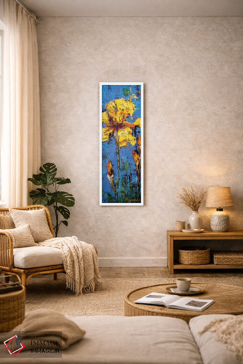 تابلو دکوراتیو زنبق زرد اثر اولنا بوگاتسکا - D2W