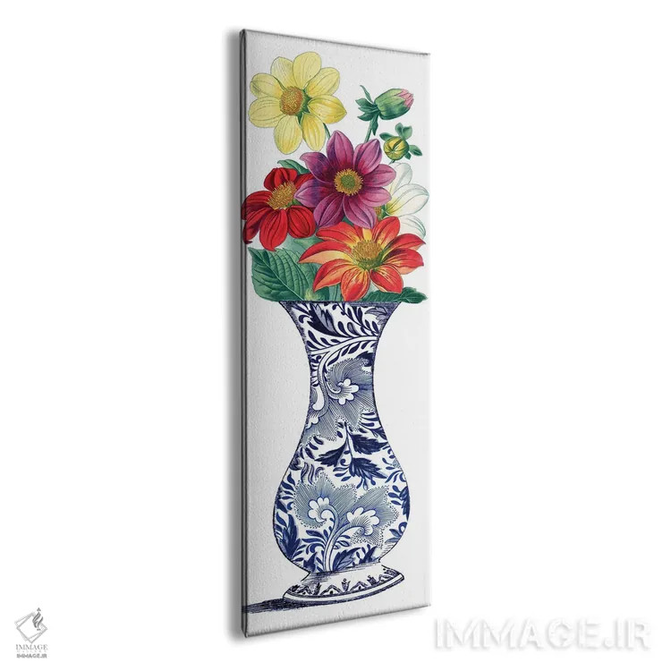 تابلو دکوراتیو گلدان گل 1 اثر پیدیکس - نمای پرسپکتیو محصول
