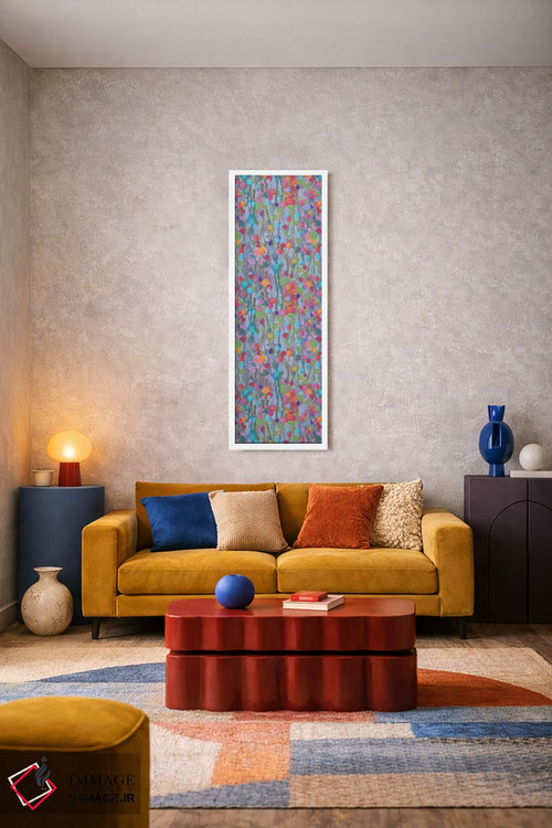 تابلو دکوراتیو سبز پوم پومی اثر نل واتمور - D1W