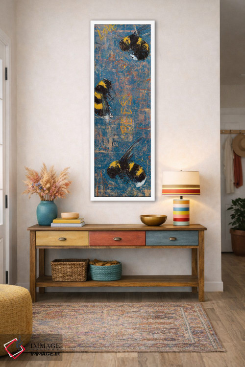 تابلو دکوراتیو زنبوران کارآزموده اثر اولنا بوگاتسکا - D1W