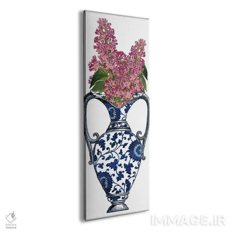تابلو دکوراتیو گلدان گل 2 اثر پیدیکس - نمای پرسپکتیو محصول