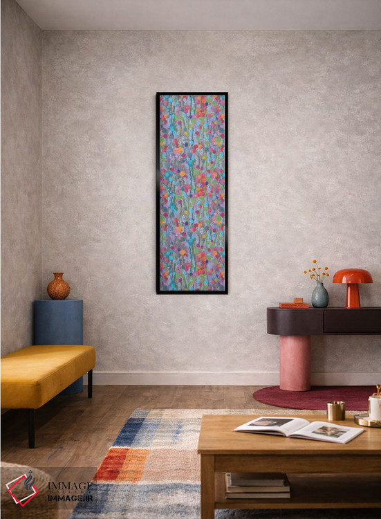 تابلو دکوراتیو سبز پوم پومی اثر نل واتمور - D4B