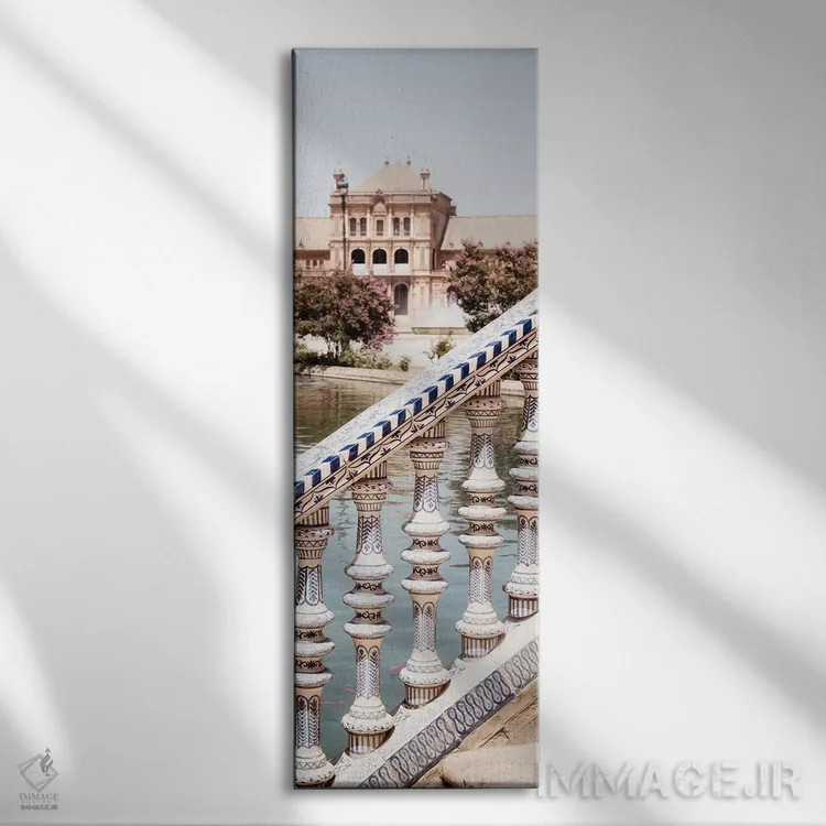 تابلو دکوراتیو "جزئیات میدان اسپانیا" اثر فیلیپ هوگونار - نمای روبهرو روی دیوار