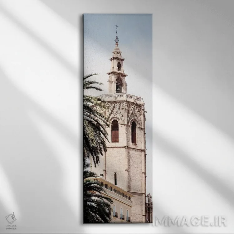 تابلو دکوراتیو "کلیسای جامع والنسیا" اثر فیلیپ هوگونار - نمای روبهرو روی دیوار