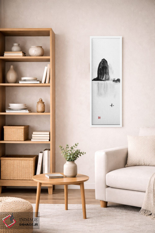 تابلو دکوراتیو جزیره اثر پشان - D4W