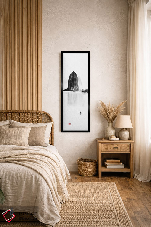 تابلو دکوراتیو جزیره اثر پشان - D5B