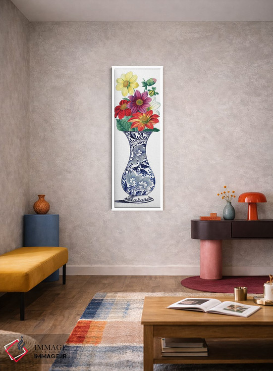 تابلو دکوراتیو گلدان گل 1 اثر پیدیکس - D4W