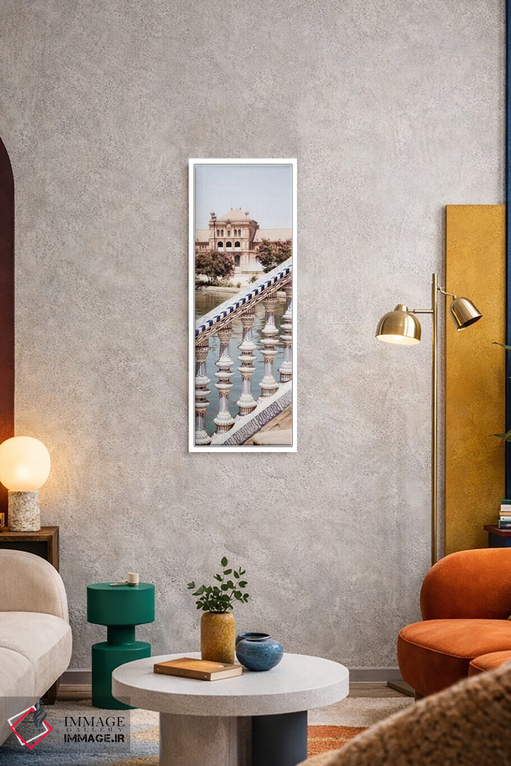 تابلو دکوراتیو "جزئیات میدان اسپانیا" اثر فیلیپ هوگونار - D1W