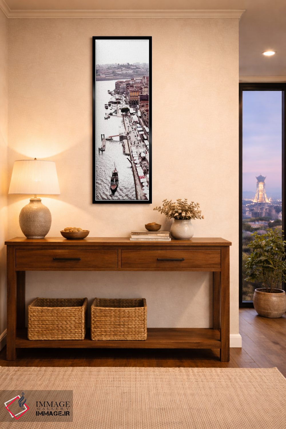 تابلو دکوراتیو "نمایی از پورتو" اثر فیلیپ هوگونار - D2B