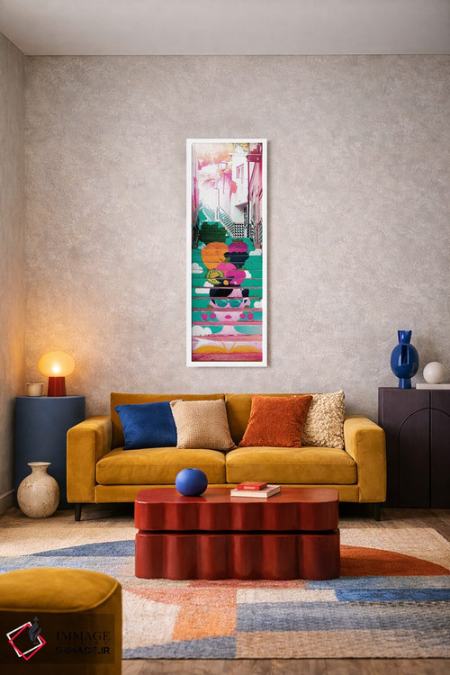 تابلو دکوراتیو "پله های استوایی II" اثر فیلیپ هوگونار - D1W