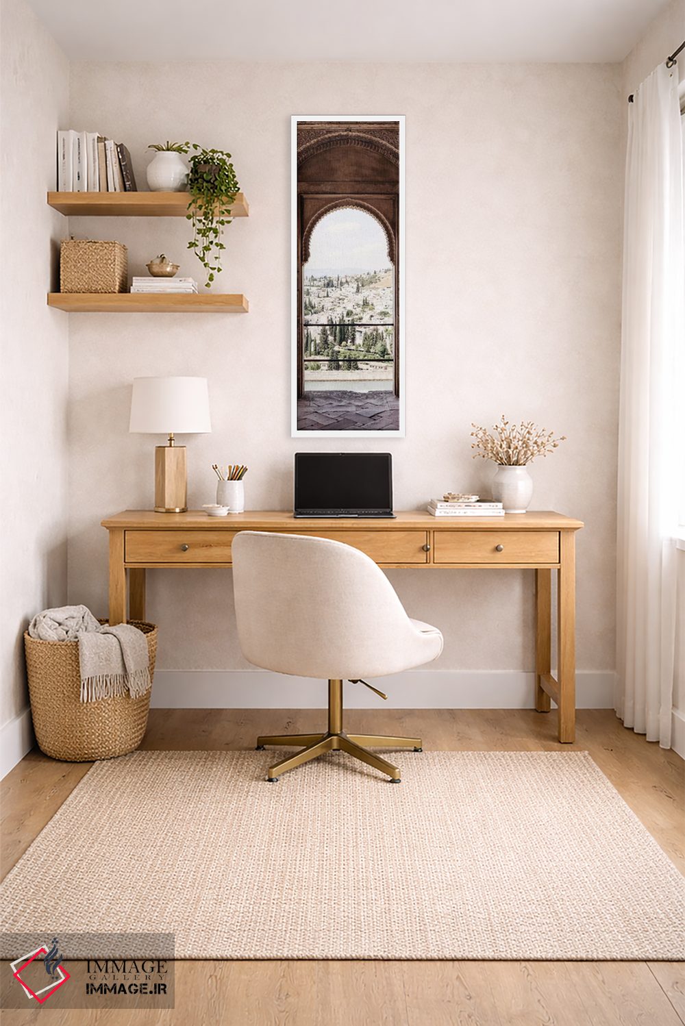 تابلو دکوراتیو "نمای شهر گرانادا" اثر فیلیپ هوگونار - D2W