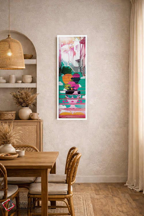 تابلو دکوراتیو "پله های استوایی II" اثر فیلیپ هوگونار - D3W