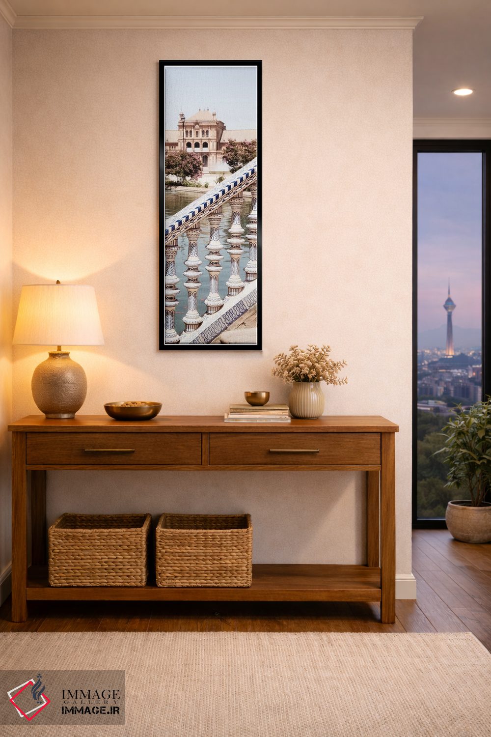 تابلو دکوراتیو "جزئیات میدان اسپانیا" اثر فیلیپ هوگونار - D5B