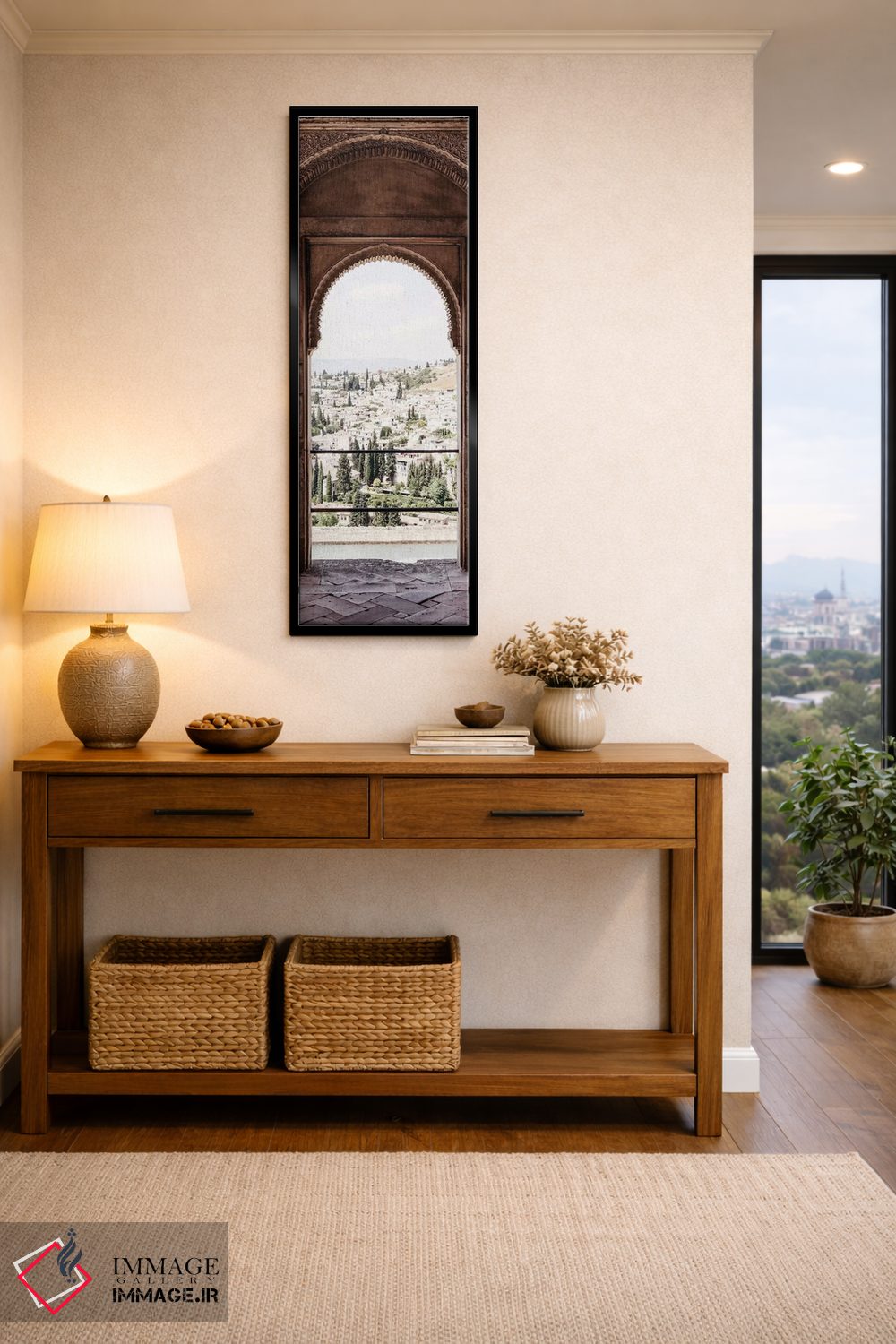 تابلو دکوراتیو "نمای شهر گرانادا" اثر فیلیپ هوگونار - D4B