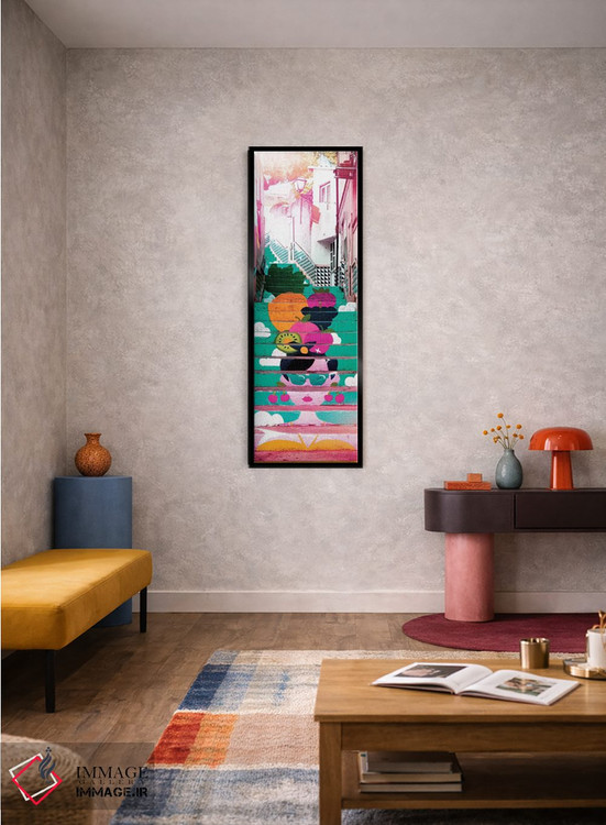 تابلو دکوراتیو "پله های استوایی II" اثر فیلیپ هوگونار - D5B