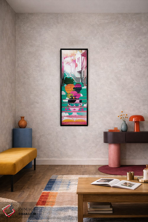 تابلو دکوراتیو "پله های استوایی II" اثر فیلیپ هوگونار - D6B