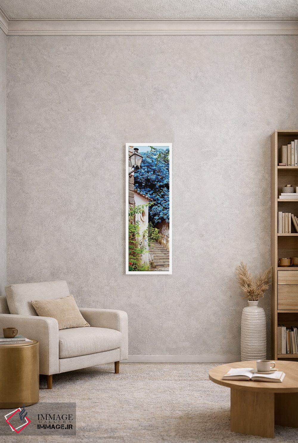 تابلو دکوراتیو "درخت فیروزه ای" اثر فیلیپ هوگونار - D4W