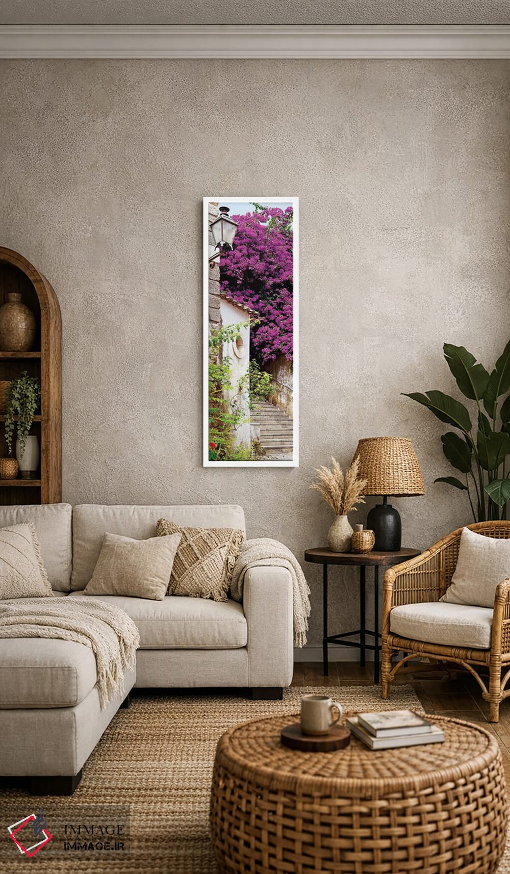 تابلو دکوراتیو "درخت بنفش" اثر فیلیپ هوگونار - D5W