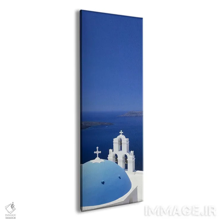 تابلو دکوراتیو Firostefani, Santorini, Cyclades Islands, Greece" - "نم… اثر پانورامیک ایمجز - نمای پرسپکتیو محصول