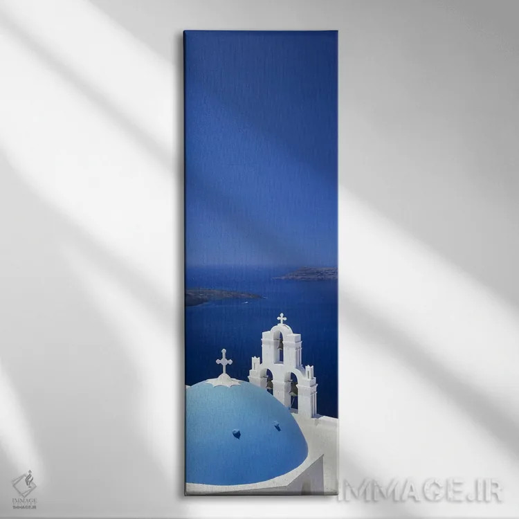 تابلو دکوراتیو Firostefani, Santorini, Cyclades Islands, Greece" - "نم… اثر پانورامیک ایمجز - نمای روبهرو روی دیوار
