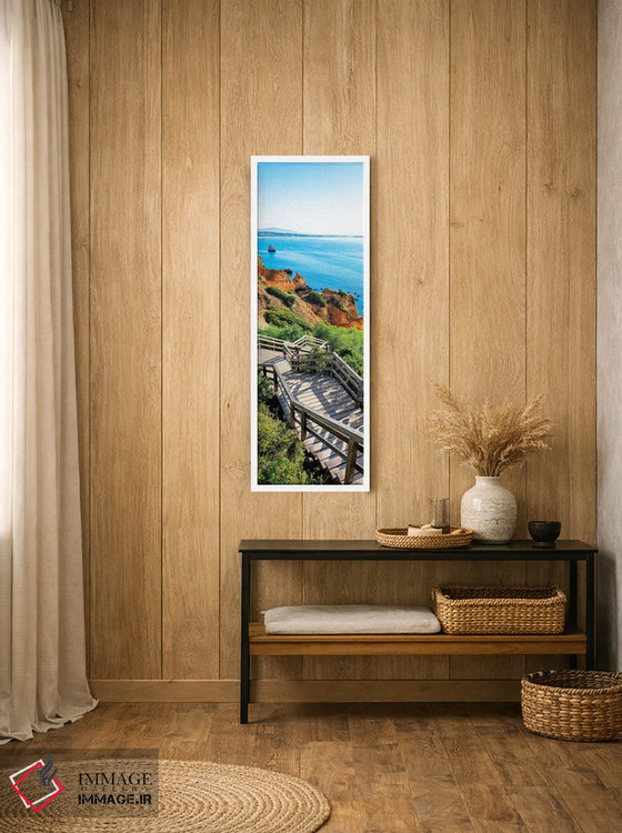 تابلو دکوراتیو "پله ها به سمت ساحل کامیلو" اثر فیلیپ هوگونار - D1W
