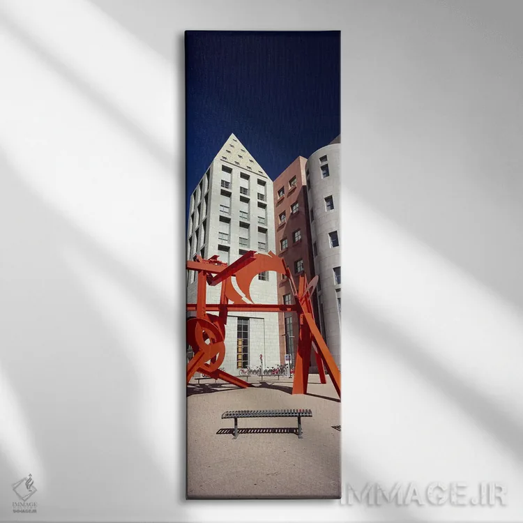 تابلو دکوراتیو مجسمه لائو تسو در یک شهر، دنور، کلرادو، ایالات متحده اثر پانورامیک ایمجز - نمای روبهرو روی دیوار