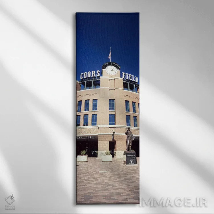 تابلو دکوراتیو نمای استادیوم بیسبال، میدان کورز، دنور، شهرستان دنور، ک… اثر پانورامیک ایمجز - نمای روبهرو روی دیوار