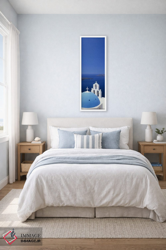 تابلو دکوراتیو Firostefani, Santorini, Cyclades Islands, Greece" - "نم… اثر پانورامیک ایمجز - D2W