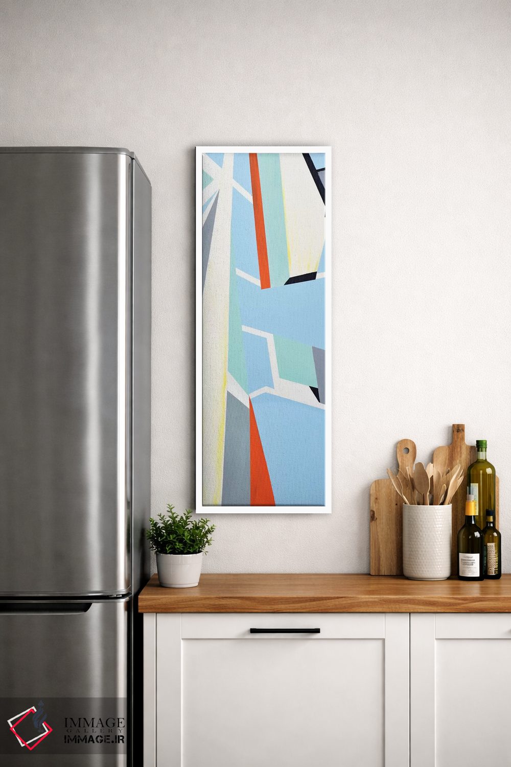 تابلو انتزاعی خیابان ها اثر پیه رو مانریک - D3W