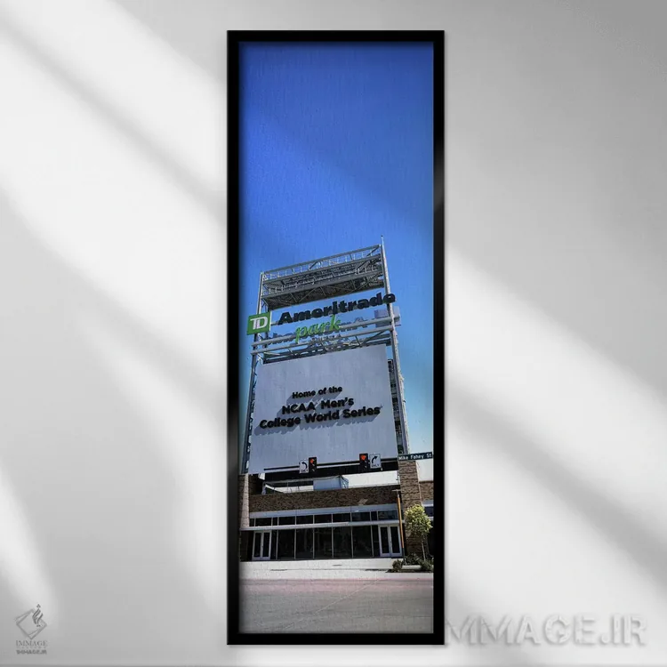 تابلو تبلیغاتی در یک مرکز همایش، سنچری لینک سنتر، اوماها، نبراسکا، ایا… اثر پانورامیک ایمجز - نمای قابدار مشکی