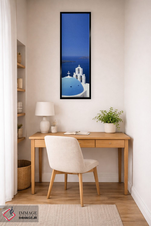 تابلو دکوراتیو Firostefani, Santorini, Cyclades Islands, Greece" - "نم… اثر پانورامیک ایمجز - D4B