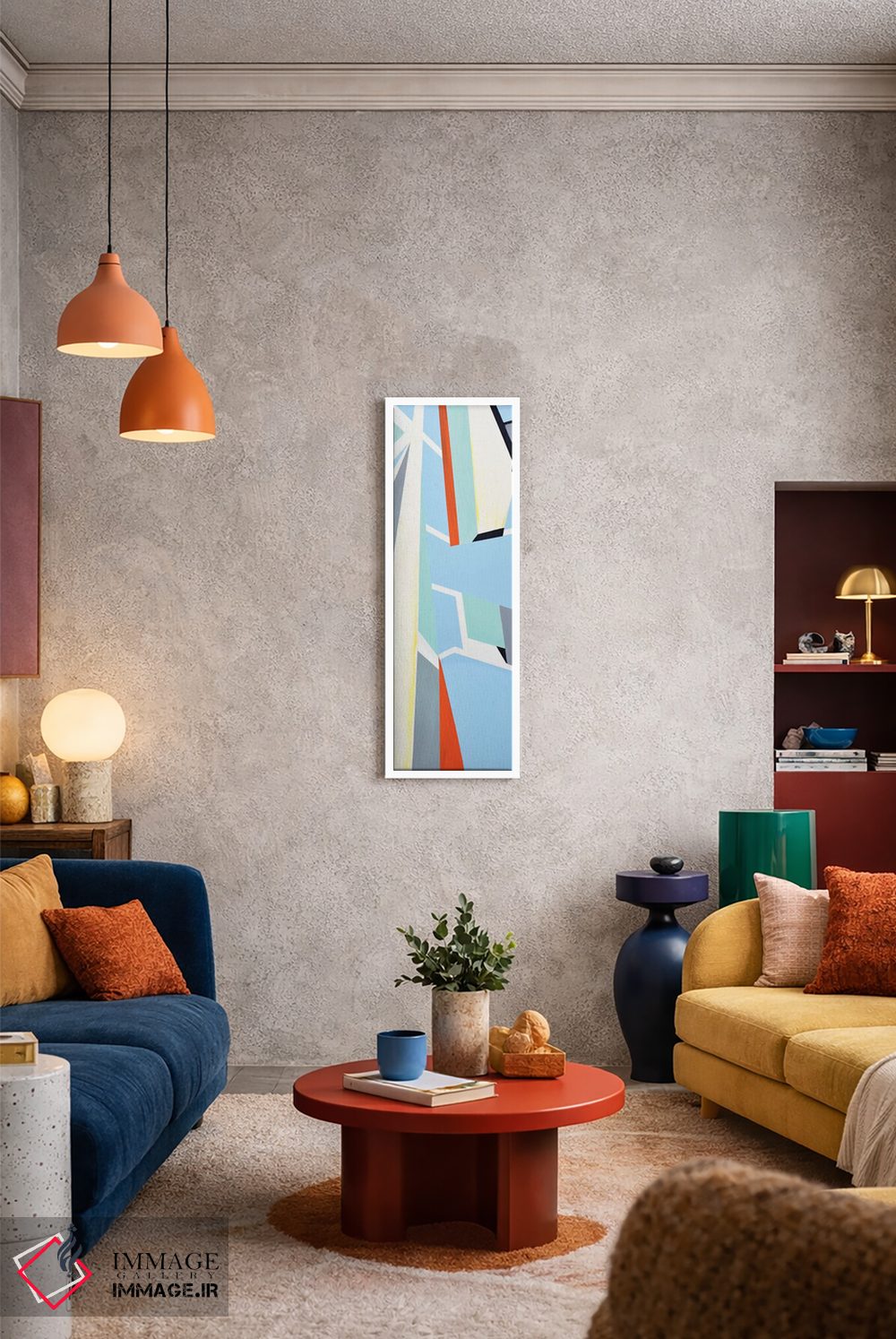 تابلو انتزاعی خیابان ها اثر پیه رو مانریک - D6W